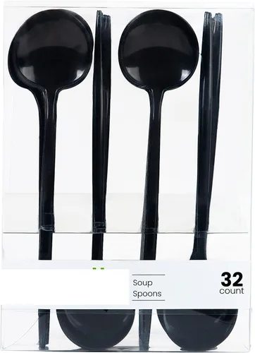 Vista 5 de Cubiertos, cubiertos, tenedores de cena de lujo, color negro, 32