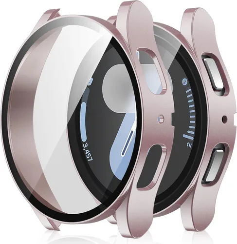 Vista 25 de Amizee Paquete de 2 fundas protectoras de pantalla compatibles con Samsung Galaxy Watch Ultra (2025/2024) de 1.772 pulgadas, con protector de negro