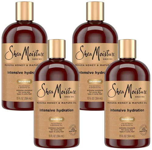 Vista 13 de Champú de intensa hidratación de miel de manuka y aceite de mafura, 13 onzas, de SheaMoisture
