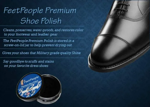 Vista 2 de FeetPeople Cera de pulido para zapatos prémium (varios colores), 1.625 onzas