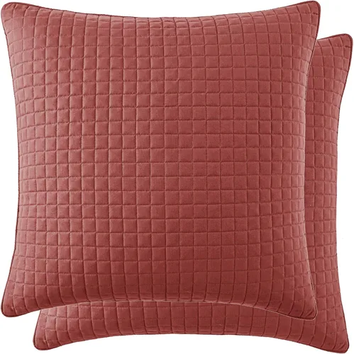Vista 23 de Fundas Southshore Fine Linens Vilano Springs, para almohada, acolchadas, Microfibra, Pizarra, 20" x 36" 15 - Pizarra