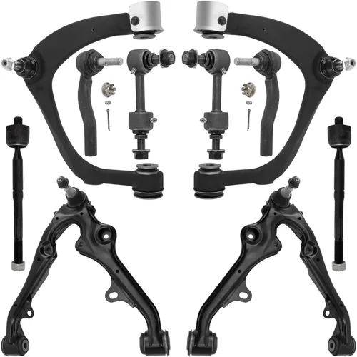 Vista 126 de Detroit Axle - Kit de suspensión delantera de 10 piezas para Chevrolet Trailblazer GMC Envoy 2004-2007 2005 2006 Soportes de brazo de control