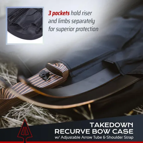 Vista 3 de Universal Takedown - Kit de accesorios de arco recurvo – Duraderos y profesionales accesorios de tiro con arco – Juego completo de tiro con arco