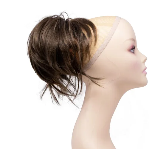 Vista 2 de Extensión de cabello ajustable, cola de caballo desarreglada, 12 pulgadas con pinzas, de Onedor, 10#