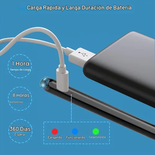 Vista 4 de Lápiz óptico activo para tableta Samsung Galaxy A9 A8 A7, punta de punta de punta de plástico con lápiz de dibujo preciso y preciso compatible