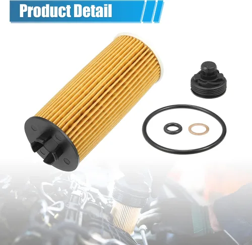 Vista 6 de X AUTOHAUX Filtro de aceite de motor Reemplazo 11428570590 11428575210 Filtro de combustible de aceite para Mini Cooper Clubman Base S 1.5L L3 - Gas