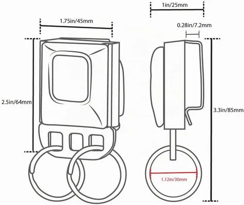 Vista 6 de Automotive Seatbelt Buckle Keyholders