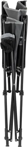 Vista 6 de GCI Outdoor Silla Eazy, silla plegable de camping para adultos Negro