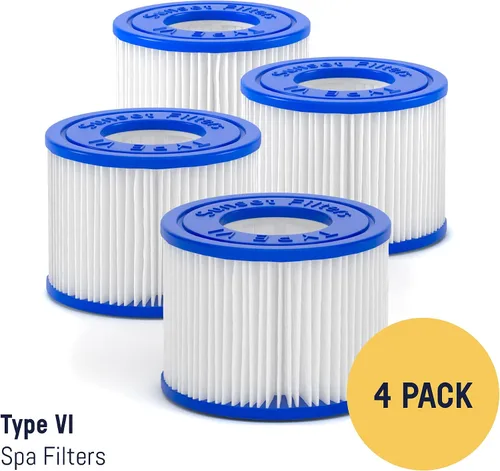 Vista 8 de Cartucho de repuesto de filtro de spa y bañera de hidromasaje tipo VI - para filtros de bañera de hidromasaje Coleman SaluSpa, filtro Bestway, Lay-Z