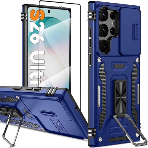 Vista 59 de Funda magnética para Samsung Galaxy Note 20 Ultra con soporte de anillo [con protector de pantalla] [Compatible con carga inalámbrica MagSafe] Funda