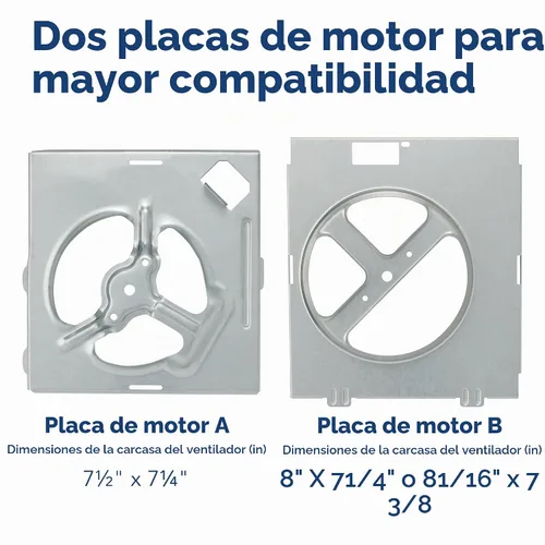 Vista 5 de [Usado] Broan-NuTone RE70BN - Kit de motor de repuesto de ventilador de escape de baño de 70 CFM, kit de motor de repuesto fácil de bricolaje