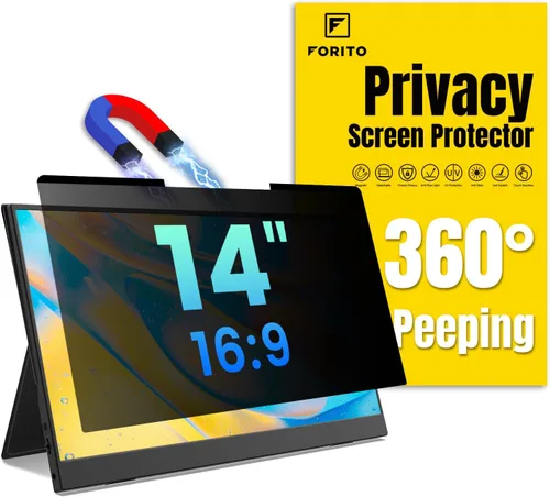 Vista 9 de F FORITO Protector de pantalla magnético de privacidad compatible con MacBook Pro de 13 pulgadas (2016, 2017, 2018, 2019, 2020, 2021, 2022, M1, M2)