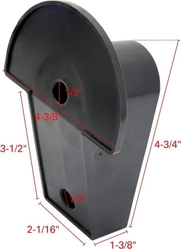 Vista 2 de Extreme Max 5001.5811 Perchero Minimalista de Pared para Casco - 2 Unidades (Paquete de 1)