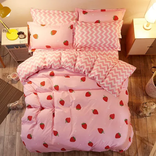 Vista 9 de LAMEJOR - Juego de funda de 1 edredón y 2 fundas de almohada, de lujo, tipo hotel.