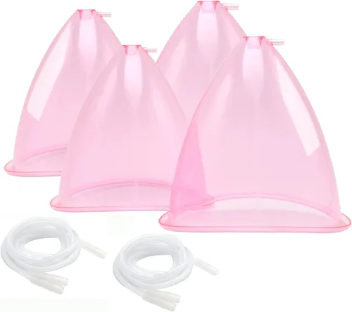 Vista 8 de ZILAMPU Copas de vacío para glúteos de 6.1 fl oz, accesorios para máquina de ventosas de terapia de vacío XL, ventosas de 8.26 pulgadas de diámetro