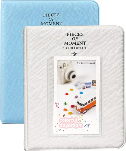Vista 12 de Libro de fotos, 2 Unids 64 Bolsillos Álbum para Fujifilm Mini 7s 8 8+ 9 25 26 50s 70 90 Tarjeta de nombre de cámara instantánea Goodsnetic Photo
