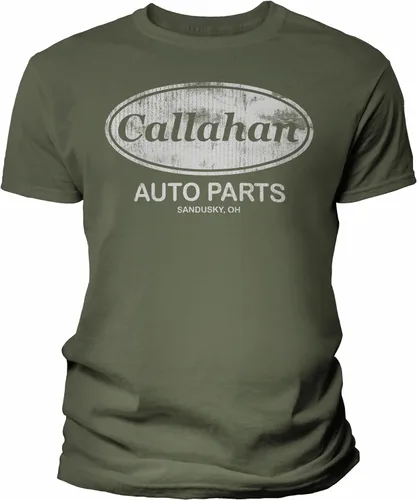 Vista 25 de Callahan Auto Parts - Camiseta vintage de película para hombre y mujer Chocolate oscuro