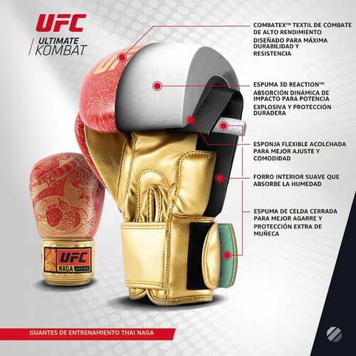 Vista 2 de UFC Guantes de entrenamiento Thai Naga