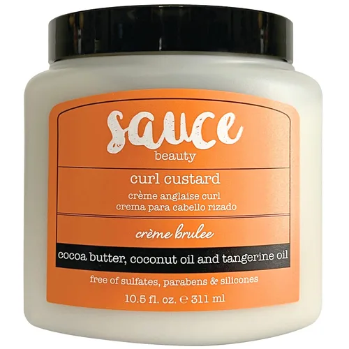 Vista 3 de SAUCE BEAUTY Honey Chia - Máscara de rizo suavizante, crema rizadora de crema brulee y sidra de manzana espumosa tratamiento clarificante del cuero