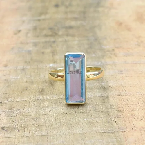 Vista 62 de Anillo de plata de ley maciza superpuesta de oro amarillo de 18 quilates para mujer, anillo de compromiso de plata esterlina, juego de bisel