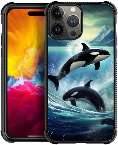 Vista 21 de Funda compatible con iPhone 8 Plus, diseño de oso de bosque otoñal, a prueba de golpes, antiarañazos, carcasa trasera de policarbonato duro