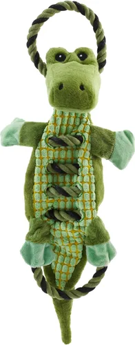 Vista 15 de Outward Hound Ranch Roperz - Juguete de felpa con sonido para perros, forma de pollo
