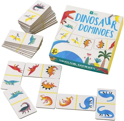 Vista 4 de Juego de dominó de dinosaurio (Dino-Dominó)