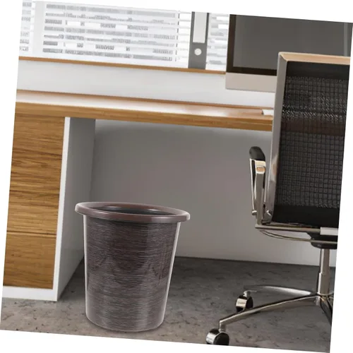 Vista 7 de Cabilock Cubo de basura de plástico para reciclaje, cubo de flores de café, cubo de basura de oficina, contenedores de plástico para llevar