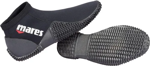 Vista 5 de Botas de neopreno para hombre y mujer, suela resistente a pinchazos, 0.118 in y 0.197 in, para agua tibia moderada o fría para deportes acuáticos