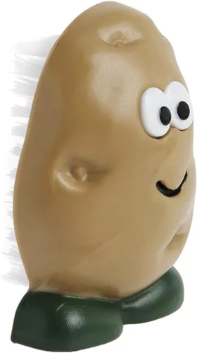 Vista 4 de Joie Spud Dude - Cepillo para patatas, limpiador de verduras y frutas, limpiador de productos, bonito accesorio de cocina, apto para lavavajillas