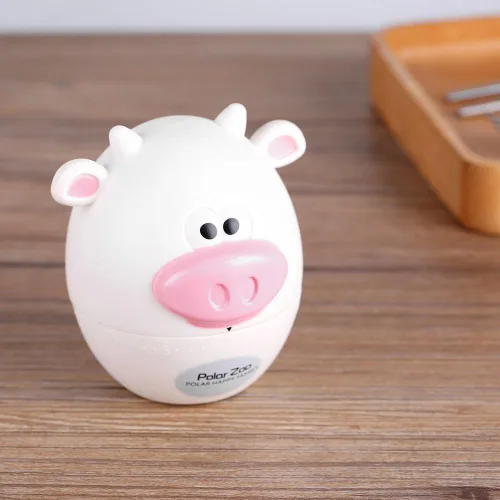 Vista 7 de Temporizador mecánico de cocina con formas de animales lindos mecánicos, suministros de cocina de 55 minutos, temporizador de dibujos animados