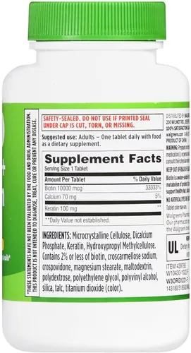 Vista 2 de ZZP Finest Nutrition Biotina + Queratina 150 Tabletas