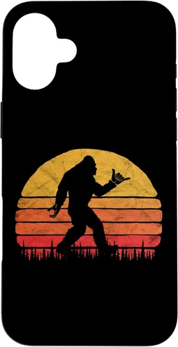 Vista 23 de Funny Shaka Aloha Bigfoot Surfer Believe Dude! Graphic Case for iPhone 17