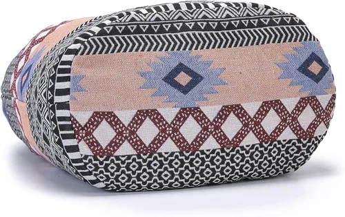 Vista 52 de Bolsa de hombro para mujer, de lona en estilo hippie/bohemio para llevar cruzada al hombro, disponible en diferentes colores y estampados