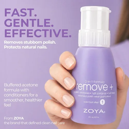 Vista 8 de Removedor de esmalte Remove Plus en Botella flipper de Zoya, 8 onzas líquidas