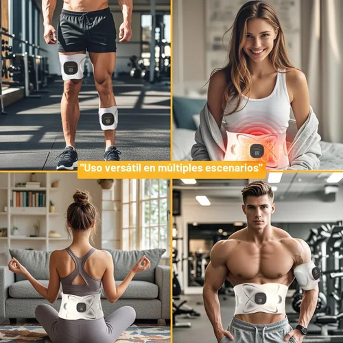 Vista 9 de Escultor de Abdominales, Cinturón de Tonificación Abdominal con Calor para Eliminación de Celulitis del Estómago y Quema de Grasa del Vientre