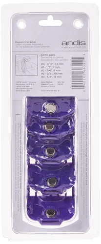 Vista 5 de Juego de peines Silver Nano Andis BL-27X, S