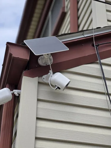 Vista 5 de Cargador de panel solar compatible con Arlo Essential 2K para exteriores (2ª generación)/cámara Essential XL/cámara Essential Spotlight, USB C
