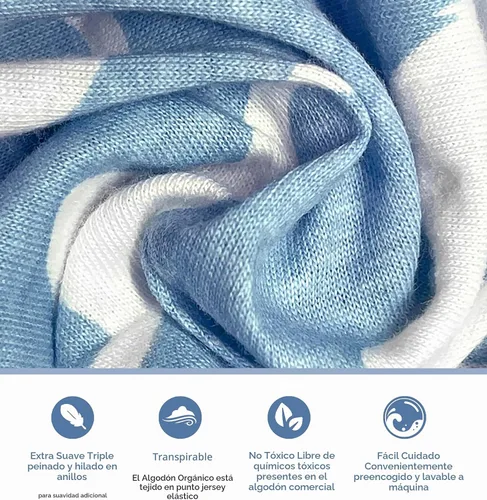 Vista 4 de Sábanas bajeras 100% de algodón orgánico perfectamente compatibles con Graco Pack n Play, Babyletto, Pamo Babe, Hiccapop, Dream on Me, Evenflo, Baby