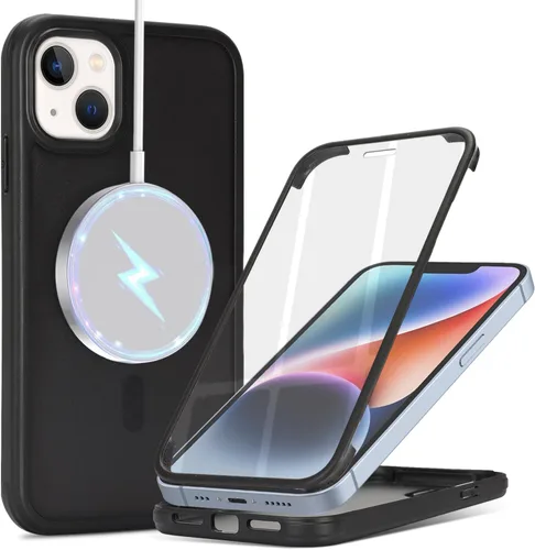 Vista 81 de Funda para iPhone 8 Plus con protector de pantalla, compatible con Magsafe, para iPhone 7 Plus, protector de pantalla integrado, funda delgada