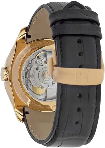 Vista 2 de Tissot Reloj T0354283605100 con pantalla analógica automática de viento automático negro