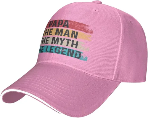 Vista 12 de Papa The Man The Myth The Legend Baseball Cap for Men Women Adjustable Funny Dad Hat