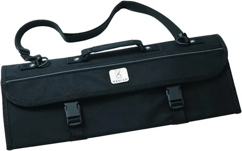 Vista 11 de Mercer Culinary Genesis - Juego de cuchillos forjados de 10 piezas con estuche, acero/negro