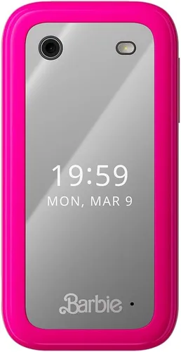 Vista 2 de HMD Teléfono Barbie Flip Desbloqueado Versión Internacional Rosa