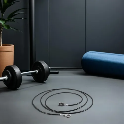 Vista 9 de LIOOBO Cables de repuesto para gimnasio en casa: 8.2 ft (8.2 pies) Cable de alambre de acero resistente - Cable de repuesto para máquina de pesas