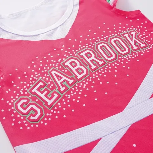 Vista 5 de Disfraz de animadora de zombies para niñas disfraz de animación de Seabrook para niñas ropa de 3 a 12 años