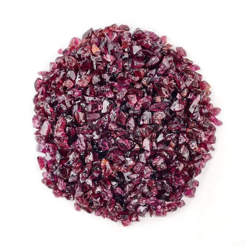 Vista 3 de Piedras naturales de granate de Rhodolite ásperas cristales crudos piedras de chakra cristales curativos piedras preciosas y cristales sueltos