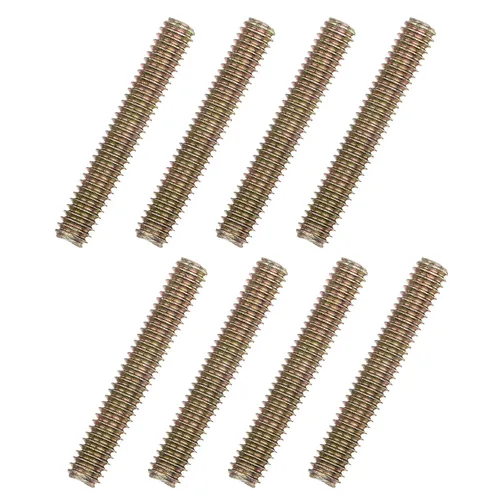 Vista 10 de uxcell 8 piezas de zinc de color totalmente roscado varilla 1/4"-20, 2" longitud, tornillo de rosca de acero al carbono para montaje de muebles