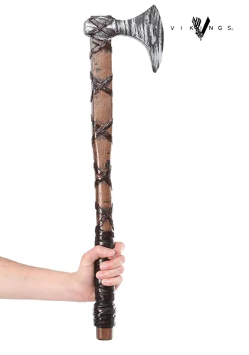 Vista 2 de Disfraz de Ragnar Lothbrok con hacha de Vikings Toy Multicolor