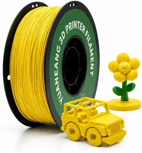 Vista 32 de Filamento PETG para impresora 3D, precisión dimensional +/- 0.001 in, carrete de 2.2 libras, 0.069 in, plateado 2.2 lbs plata